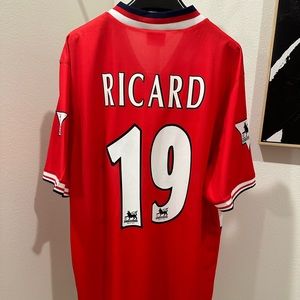 1997-98 Middlesbrough Hámilton Ricard Home Soccer Jersey